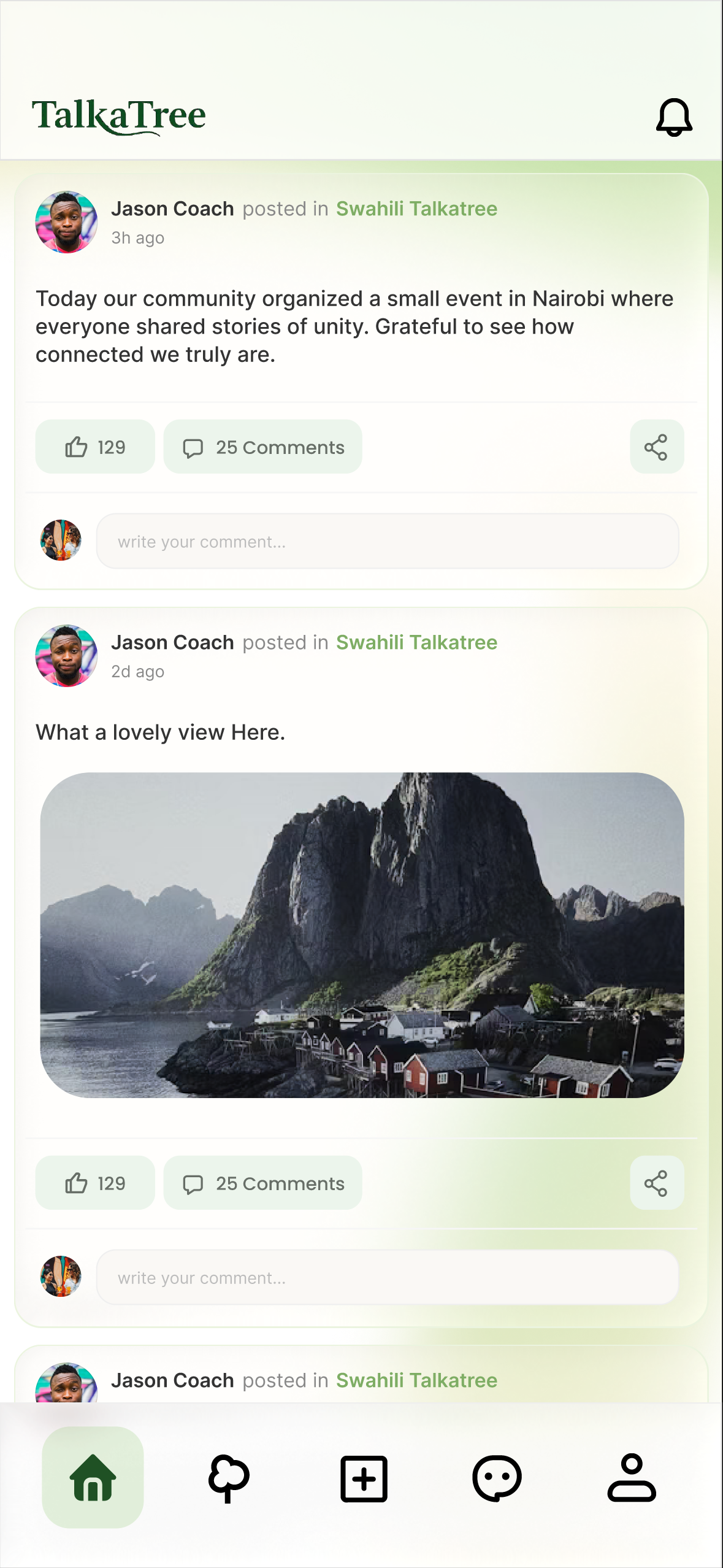 TalkaTree App Screenshot